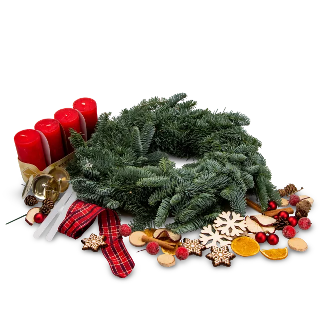 Stavebnice adventní věnec pro domácí tvoření